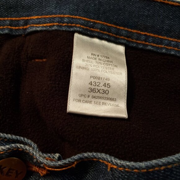 Key fleece lined jeans 36X30 - Picture 5 of 7